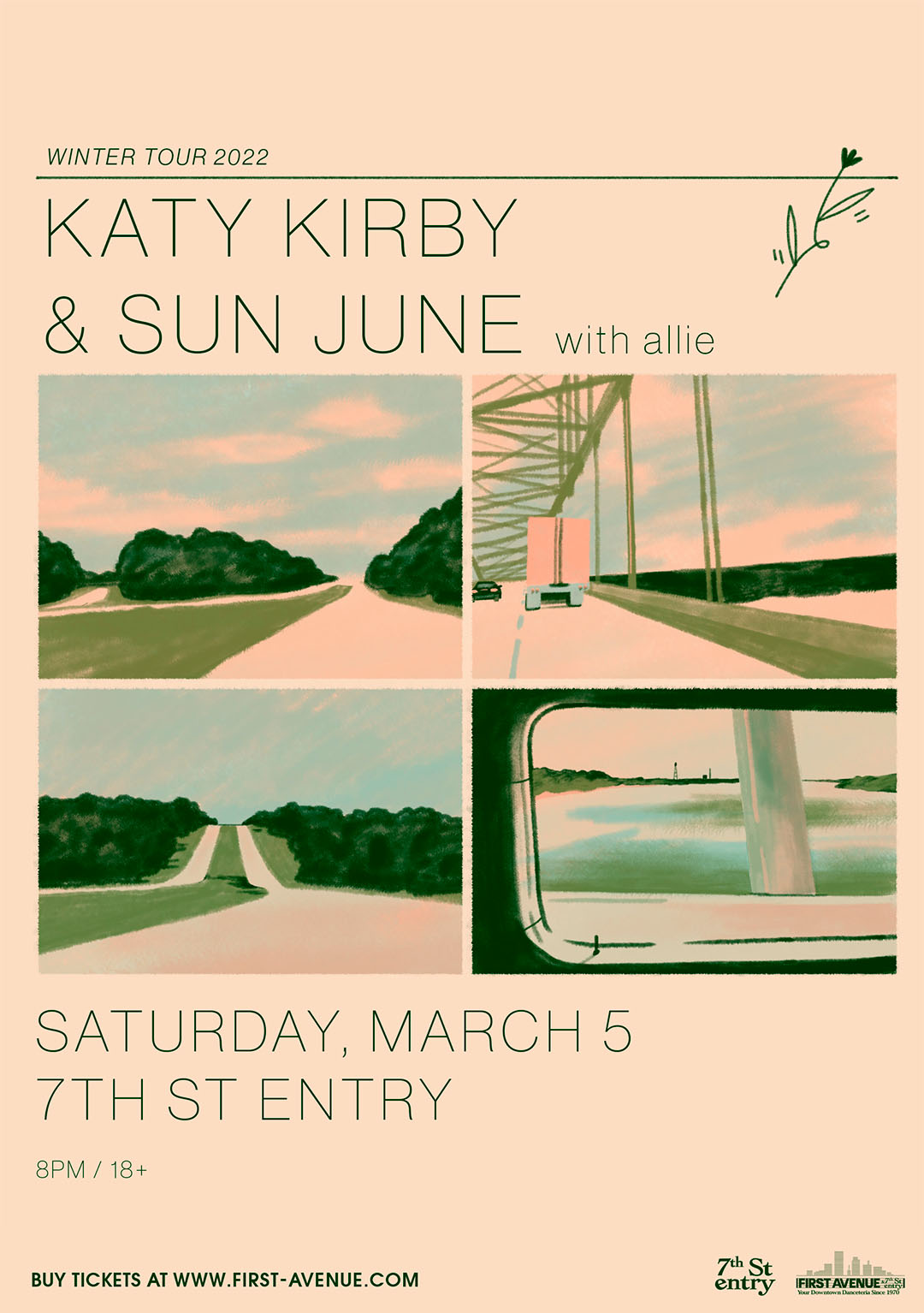 Katy Kirby and Sun June ☆ 7th St Entry - First Avenue