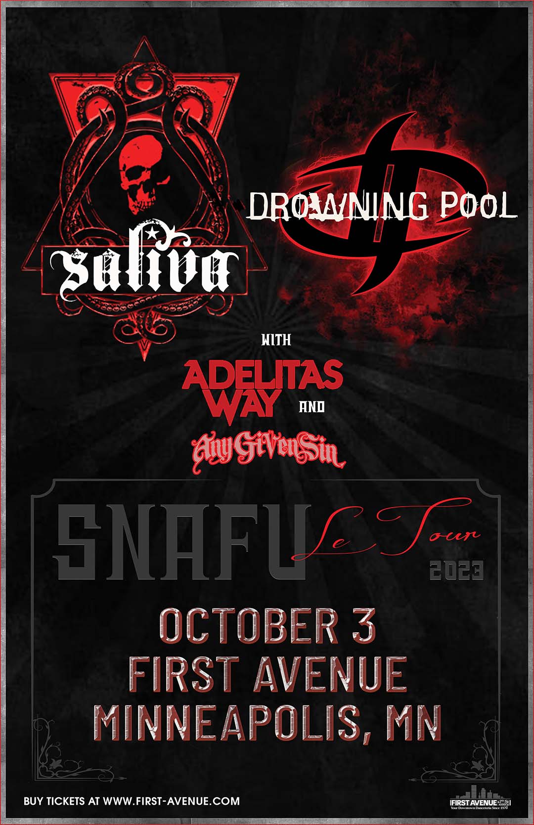drowning pool saliva tour
