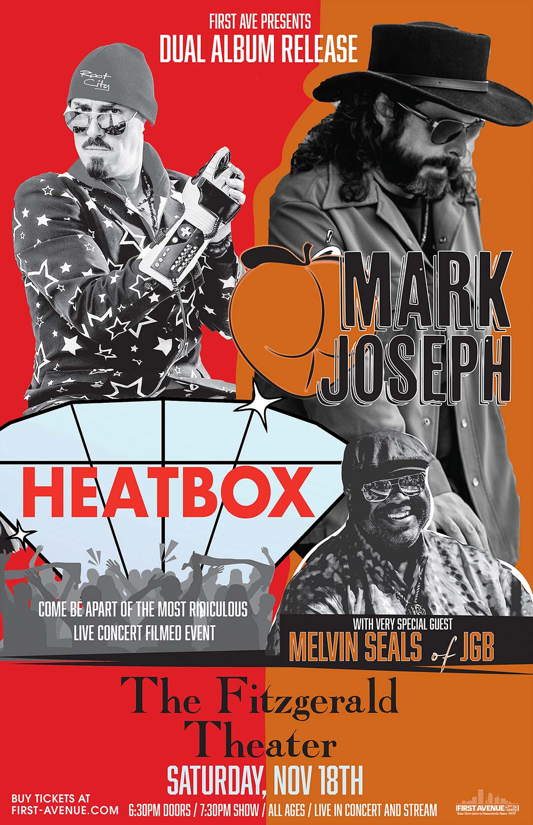 Mark Joseph and Heatbox ☆ The Fitzgerald Theater - First Avenue