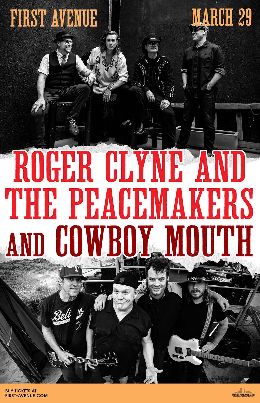 Roger Clyne & The Peacemakers and Cowboy Mouth ★ First Avenue First